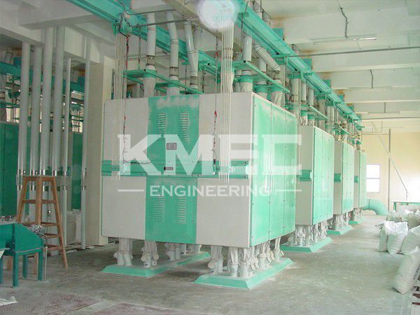 flour plansifter in milling plant