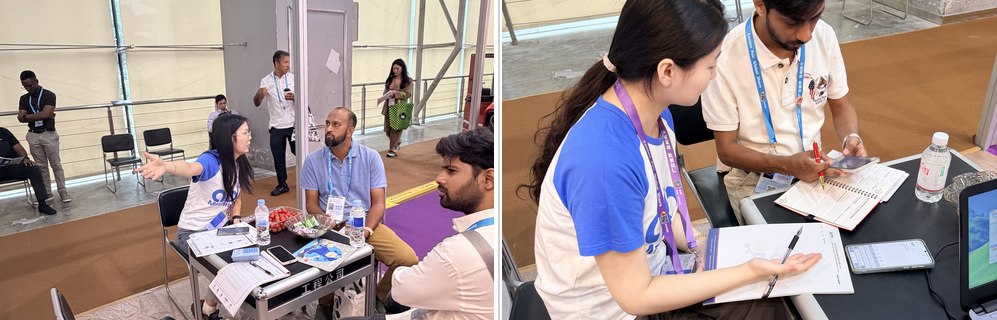 Buyers at the consulting desks during Phase 1 of the 139th Canton Fair