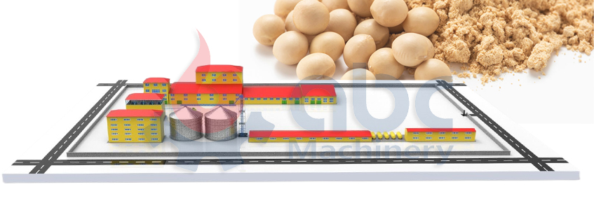 isolate soybean protein production flow chart