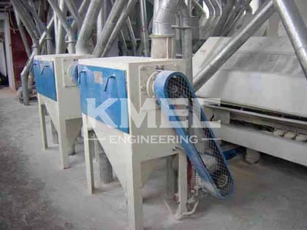 wheat bran finisher in flour mill plant