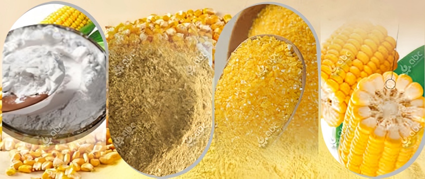 different type of corn milling products