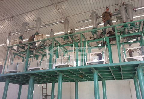 flour milling plant install