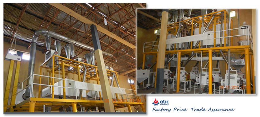 suitable wheat flour mill plant price 