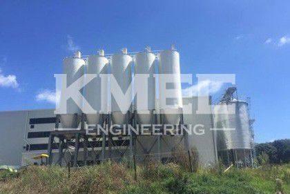 160TPD flour mill plant silo