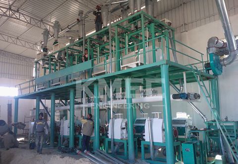 wheat flour milling plant completion