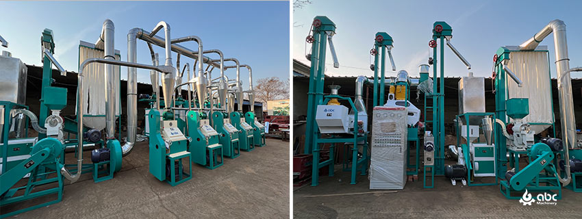 large scale flour mill machine price