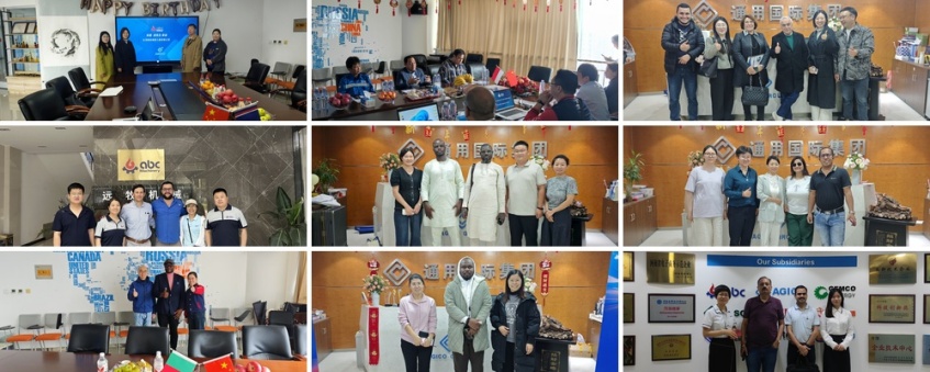 international buyers inspect wheat flour milling equipment for cooperation