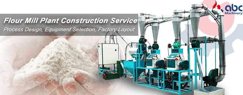 professioanl construction deisgn for flour mill plant