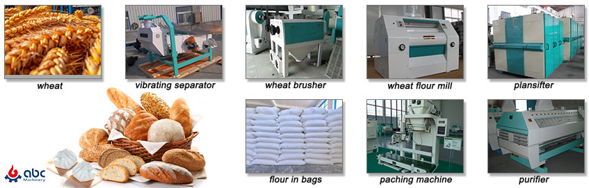 wheat flour mill machine process