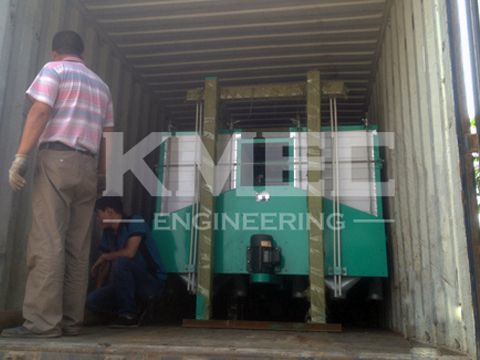 trucking loading maize flour mill