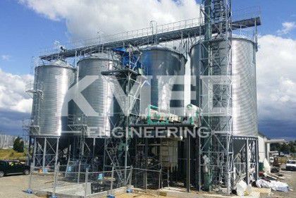 wheat storage silo in new zealand